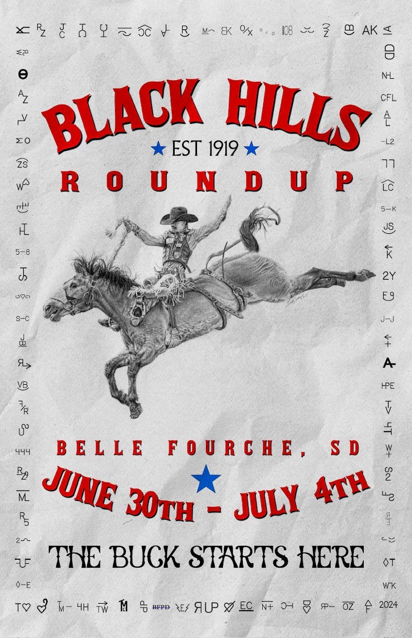 105th Black Hills Roundup Brand Poster