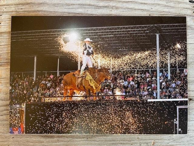 Shooting Fire Postcard