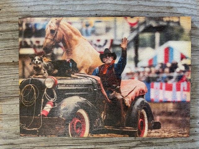 Bobby Kerr Wooden Postcard