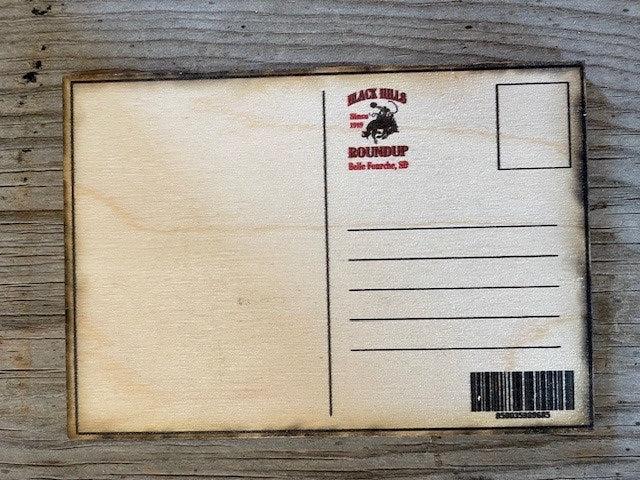 Bobby Kerr Wooden Postcard