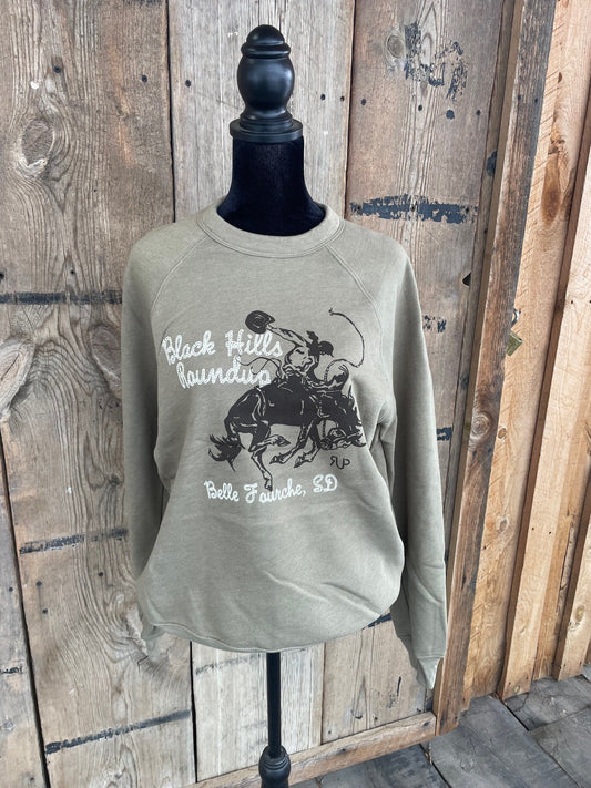 Olive Crewneck Sweatshirt