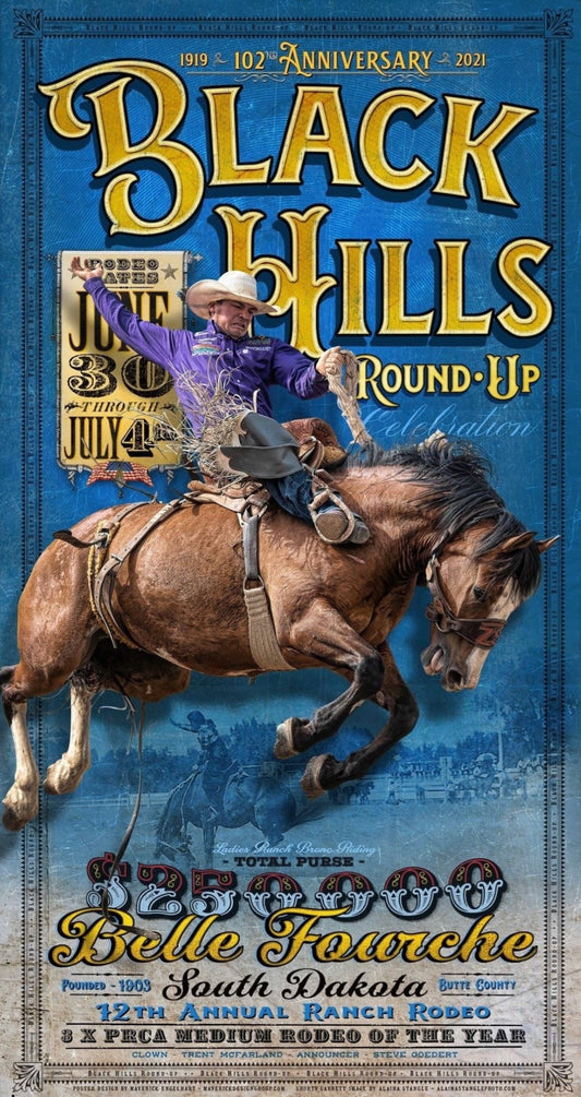 102nd Black Hills Roundup Poster