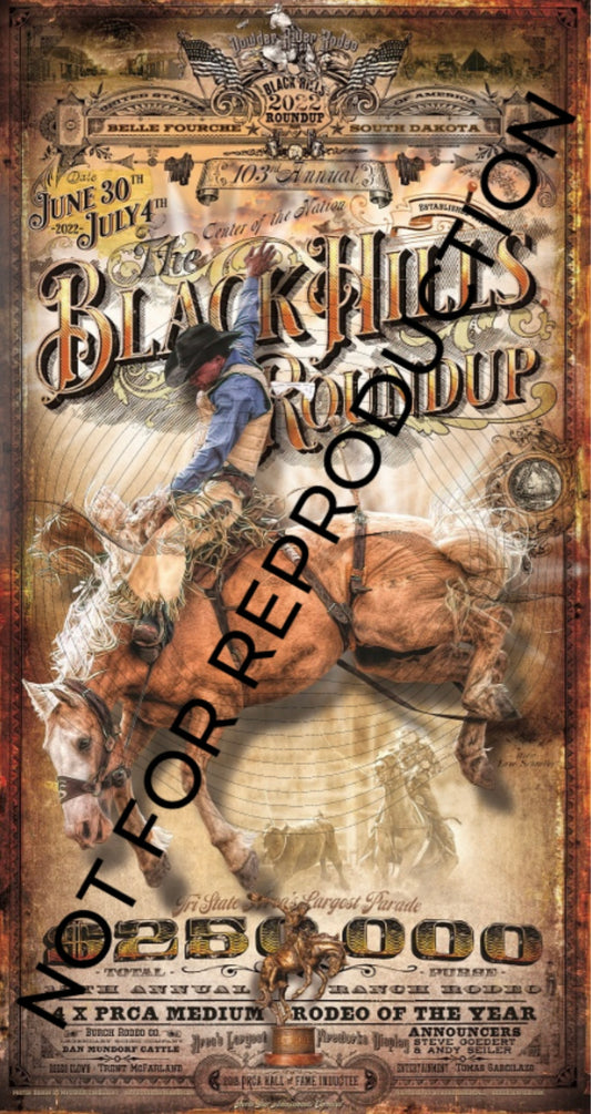 103rd Black Hills Roundup Poster